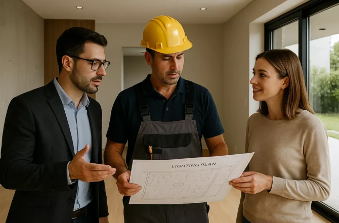 Assessoria de iluminação integrada ao projeto