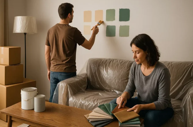 Customização de cores e acabamentos