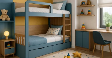 Dormitórios planejados (casal, solteiro, infantil)