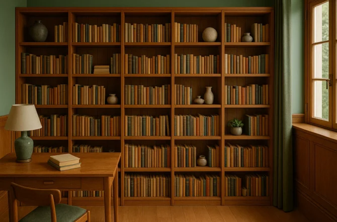 Estantes moduladas para biblioteca