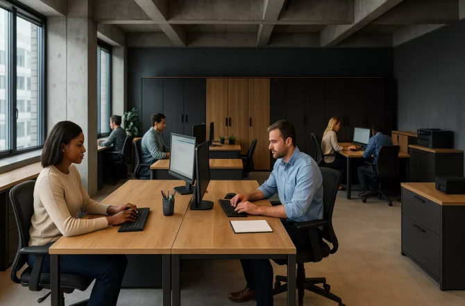 Móveis para ambientes corporativos