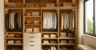 Móveis para closets abertos (sem portas)