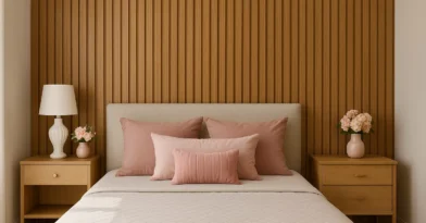 Painéis ripados e decorativos