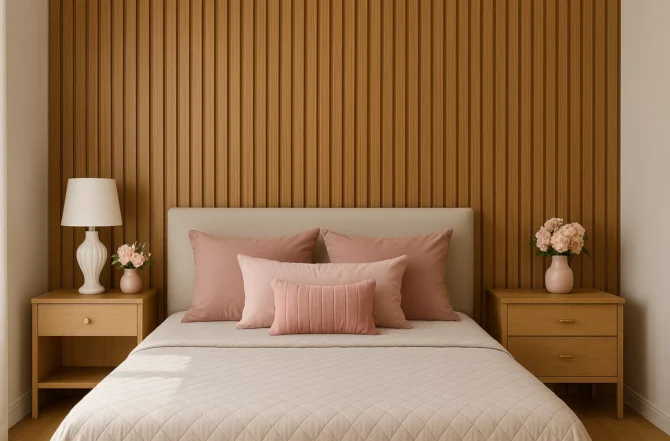 Painéis ripados e decorativos