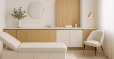 Projetos comerciais (salas, clínicas, lojas)